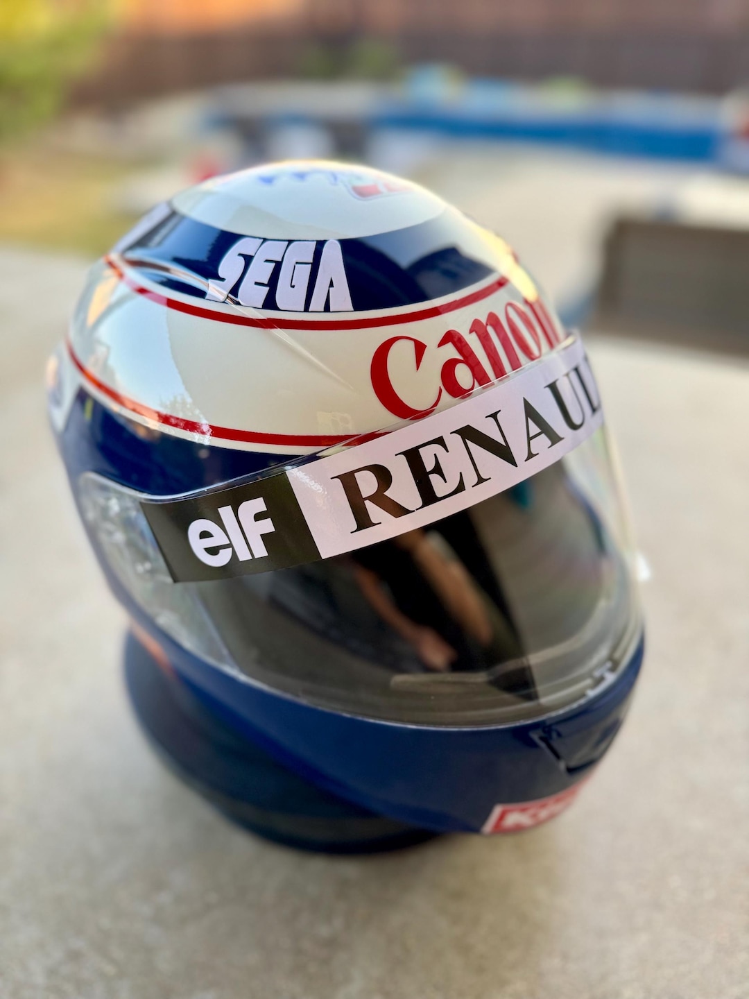 Beckham Prost7 　F1 アラン・プロスト　ヘルメット Beckham Prost7 F1 アラン・プロスト ヘルメット Beckham Prost7 F1