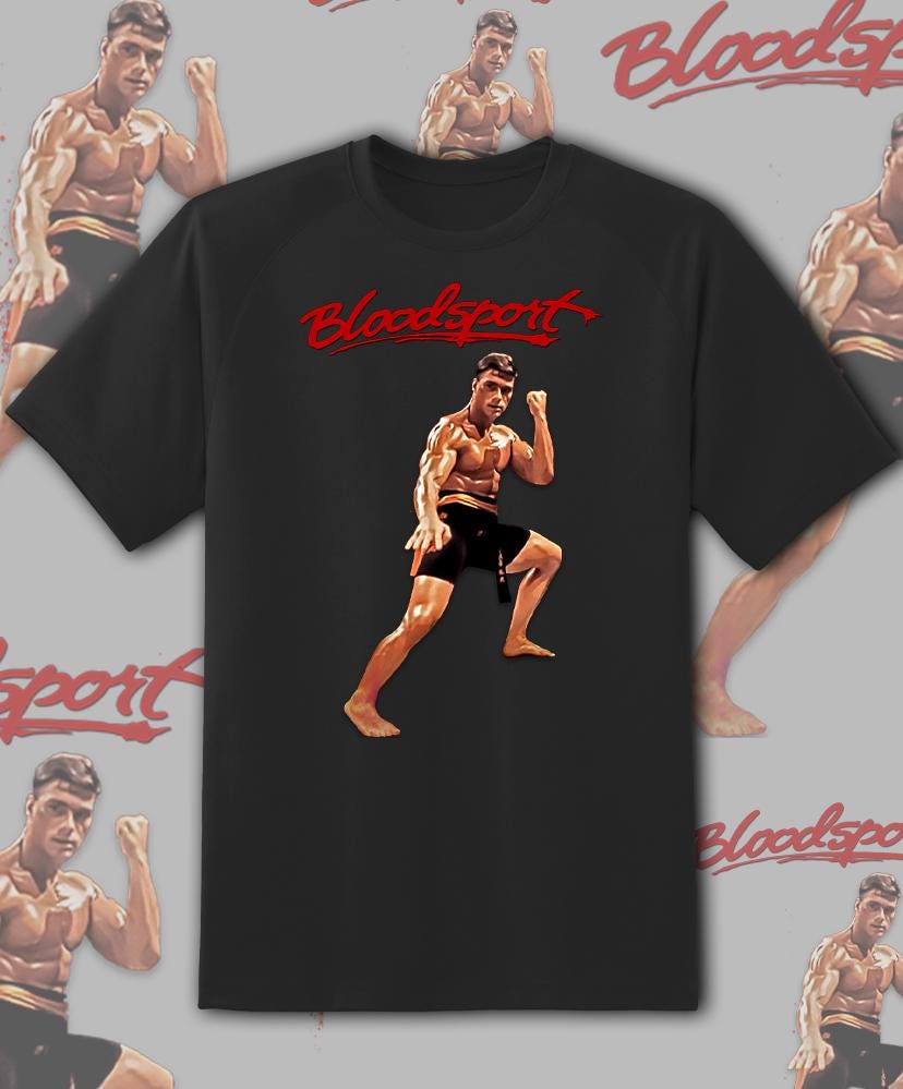 Blood Shirt Bloodsport (1988) - Posters - The Movie Database (TMDB  Bloodborne Merchandise, image size:828x999
