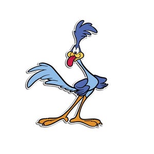 Roadrunner Meep Meep Looney Tunes Sticker / Roadrunner Car and Bumper Vinyl Decal / 10 Sizes!!!