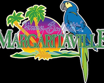 Jimmy Buffett Margaritaville Parrot Sticker / Vinyl Decal 10 Sizes!! Tracking