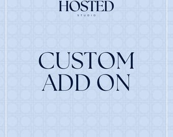 Hosted Studio Template: Customization Add-On