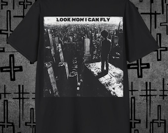Look Mom I Can Fly Black - T-Shirt