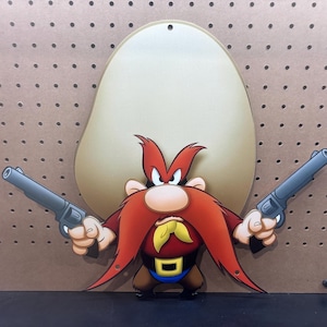 Yosemite Sam Laser Cut Metal Advertising Sign