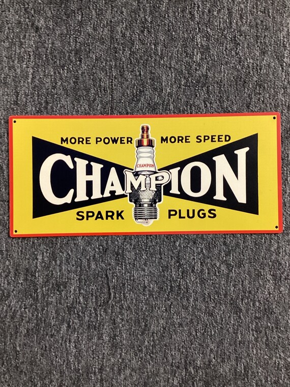 Mack　CHAMPION spark plug vintage ポスター Mack CHAMPION spark plug vintage ポスター Amazon.com: Retro