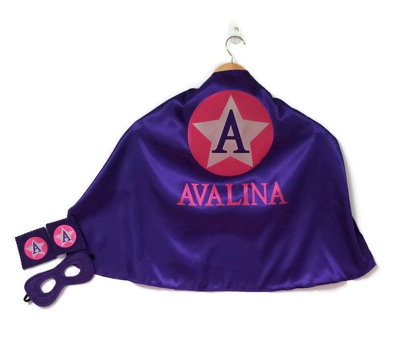 SUPERHERO CAPE Kids cape Personalized Cape Superhero Cape Superhero Mask Cape for Kids Superhero Party Favor Super Hero Cape image 7