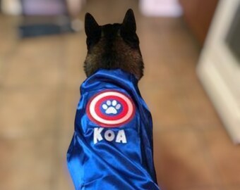 Dog Cape - Superhero Cape for Dogs - Capes for Dogs - Super Dog Cape  - Dog Costume - Halloween Costume for Dogs - Dog Coat - Dog Clothes