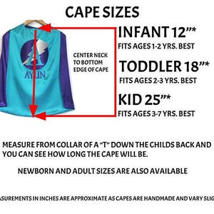 Personalized Cape SUPERHERO CAPE Boy Cape Superhero Gift Birthday Gift Kid Cape Kids Gift Superhero Costume Dress up image 9