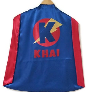 Custom Superhero Cape Personalized Cape Superhero Party Superhero Costume Super Hero Cape Kid cape Superhero Mask Custom Cape image 3