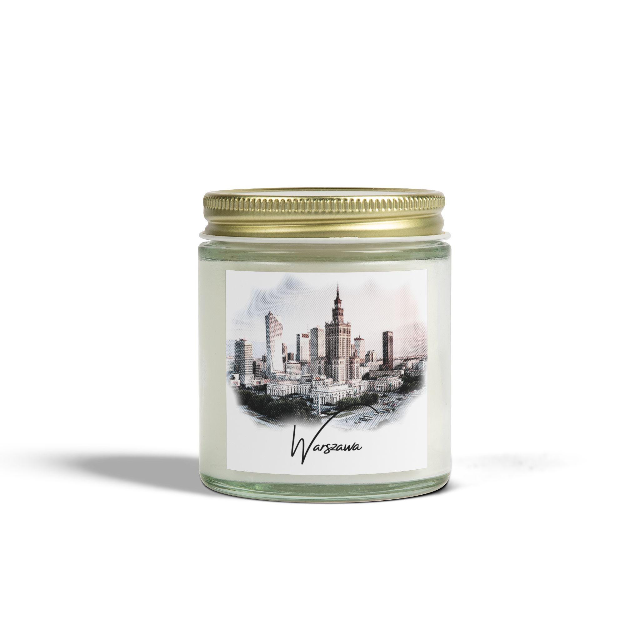 Vela de Varsovia, velas polacas, decoración polaca, vela de meditación, vela con temática polaca, diseño polaco, spa, Polska Świeca Warszawa, 4oz, 9oz