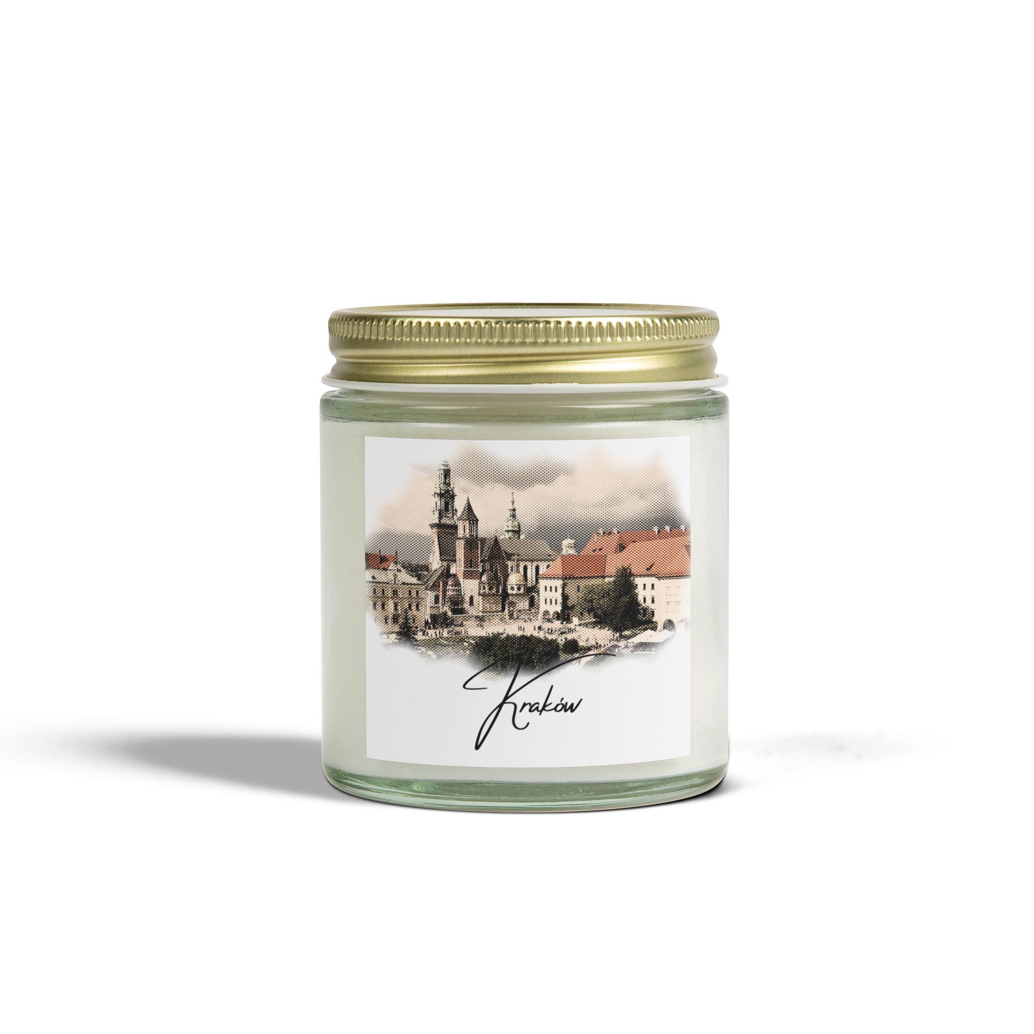 Vela de Cracovia, velas polacas, decoración polaca, vela de meditación, vela con temática polaca, diseño polaco, spa, Polska Świeca Kraków, 4oz, 9oz