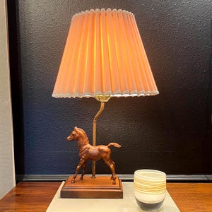 Ranch Craft Breyer Horse Lamp, vintage horse lovers décor, Western, Cowgirl style