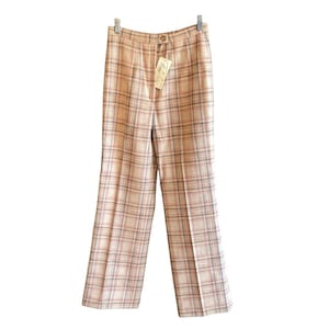 Pendleton Women's Wool Pants | Vintage NWT High-Waisted Plaid Trousers | Misses Town and Country