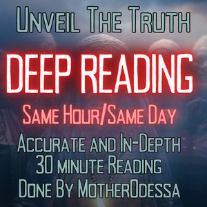 DEEP READING Tiefgründige Einblicke und Anleitung von MotherOdessa Tarot und psychisches Lesen mit tiefem Verständnis und Klarheit am selben Tag