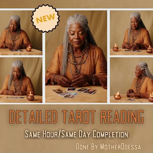 Same Day Detailed Tarot Reading: Psychic Guidance by MotherOdessa