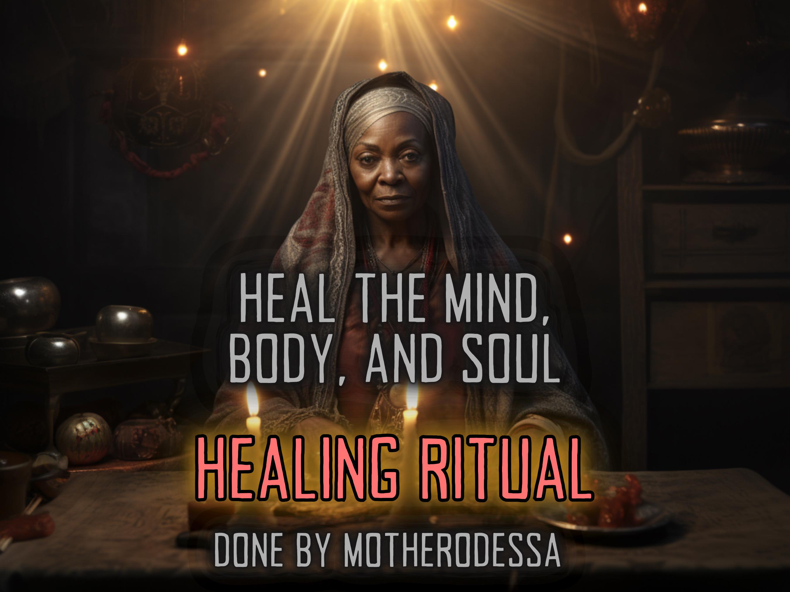 HEALING RITUAL Heal the Mind Body and Soul. Receive Healing and Relief