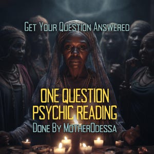ONE QUESTION Psychic Reading Receive Insightful Clarity with a Detailed Response to Your Burning Question Accurate Same Day