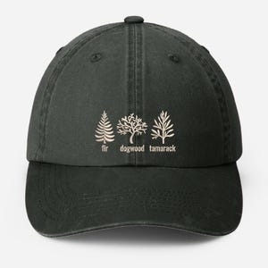 Embroidered Vintage FDT Dad Hat, Impeach President Dad Hats, Anti Trump Hat, Fire Dogwood Tamarack Trees Hats, Protest Gift for Democrat