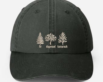 Embroidered Vintage FDT Dad Hat, Impeach President Dad Hats, Anti Trump Hat, Fire Dogwood Tamarack Trees Hats, Protest Gift for Democrat