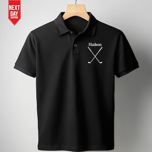 Custom Embroidered Golf Polo Shirt, Gift for Men, Perfect Polo for Golfers, Golf Enthusiasts Gifts, Personalised Gifts for Him, Shop Now!!