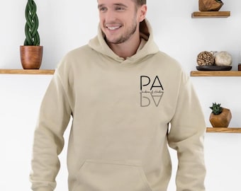 Moletom personalizado para papai, moletom com nome personalizado para novos papais, presente para papai dos filhos, presentes para o Dia dos Pais, moletom para papai, promoção, compre agora