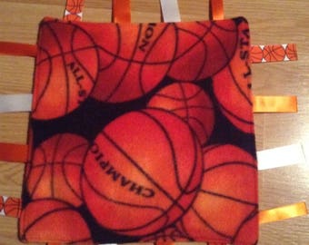 Basketball Fleece ribbon blanket, baby