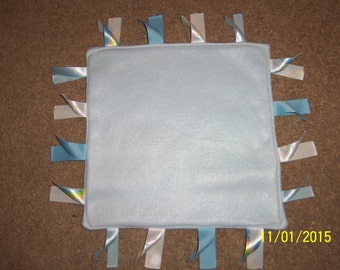 Homemade Baby Blue, Ribbon Blanket