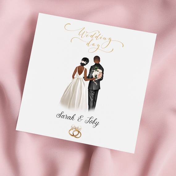 Just Married Marriage Card Just Married Marriage Card