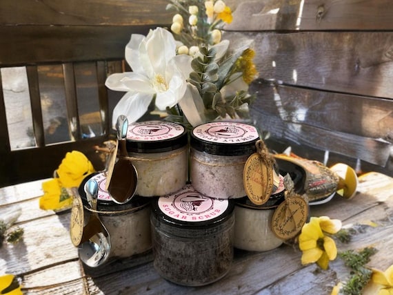 100% all natural, handmade, sugar body scrubs!