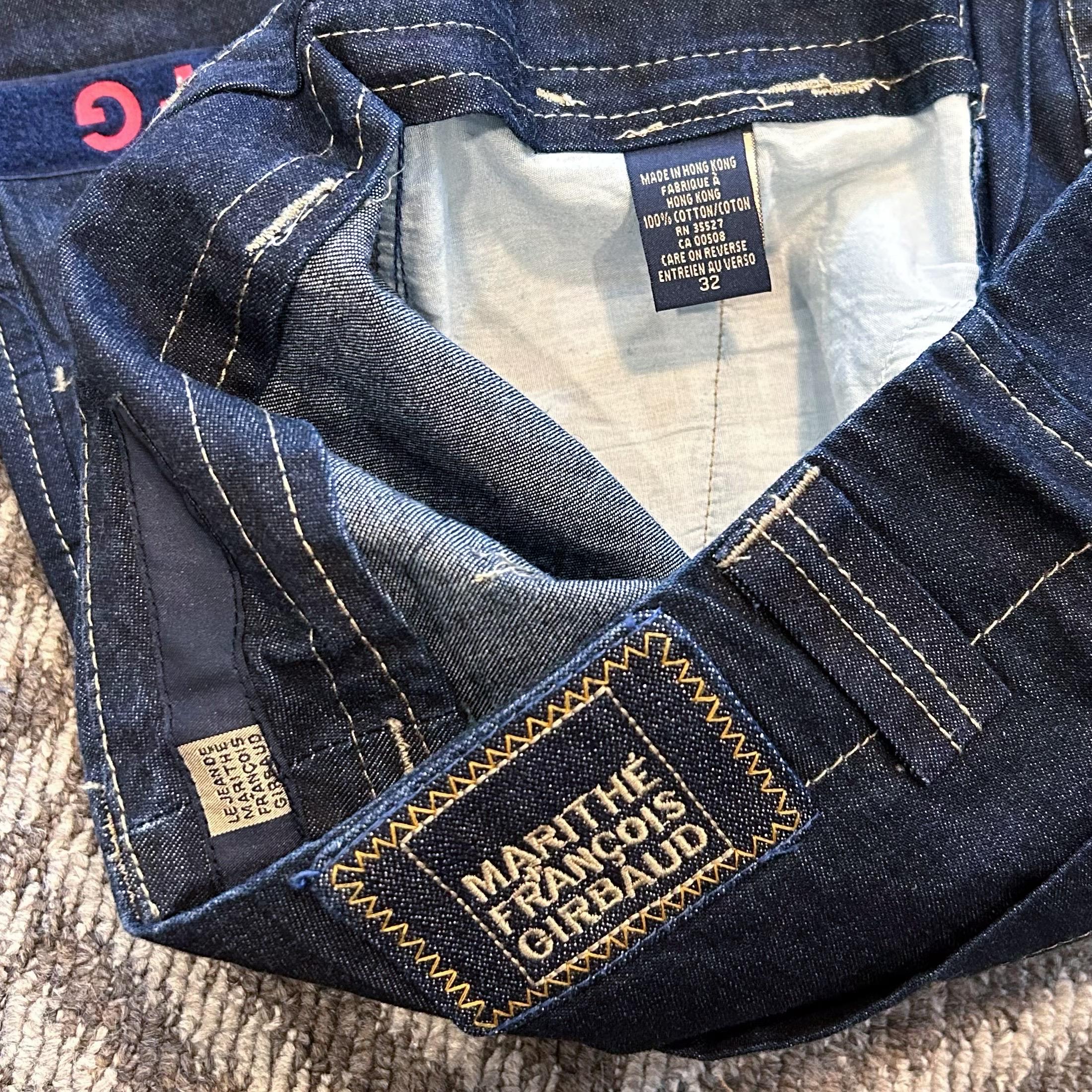 VTG M+FG Marithe + Francois Girbaud Y2K Baggy Red Strapped