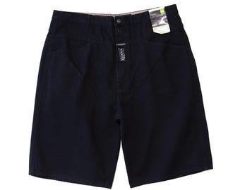 Vtg Marithe Francois Girbaud Shorts Mens 36 Black Baggy Shuttle