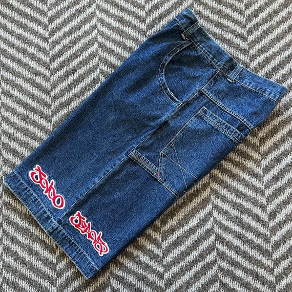 Vintage Jnco Jeans Jorts Skater Steel Crown Embedded Size
