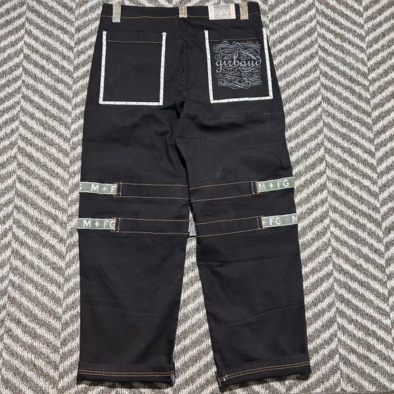 パンツ MARITHE FRANCOIS GIRBAUD gimmick pants Vintage Marithe Francois Girbaud Parachute Black Pants Lots