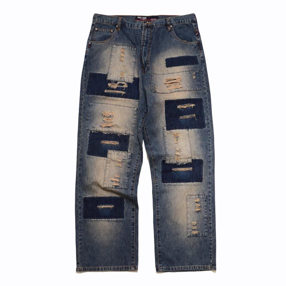 Phat Farm Jeans 36x32 [stain on Buttock] Loose Fit Scratches
