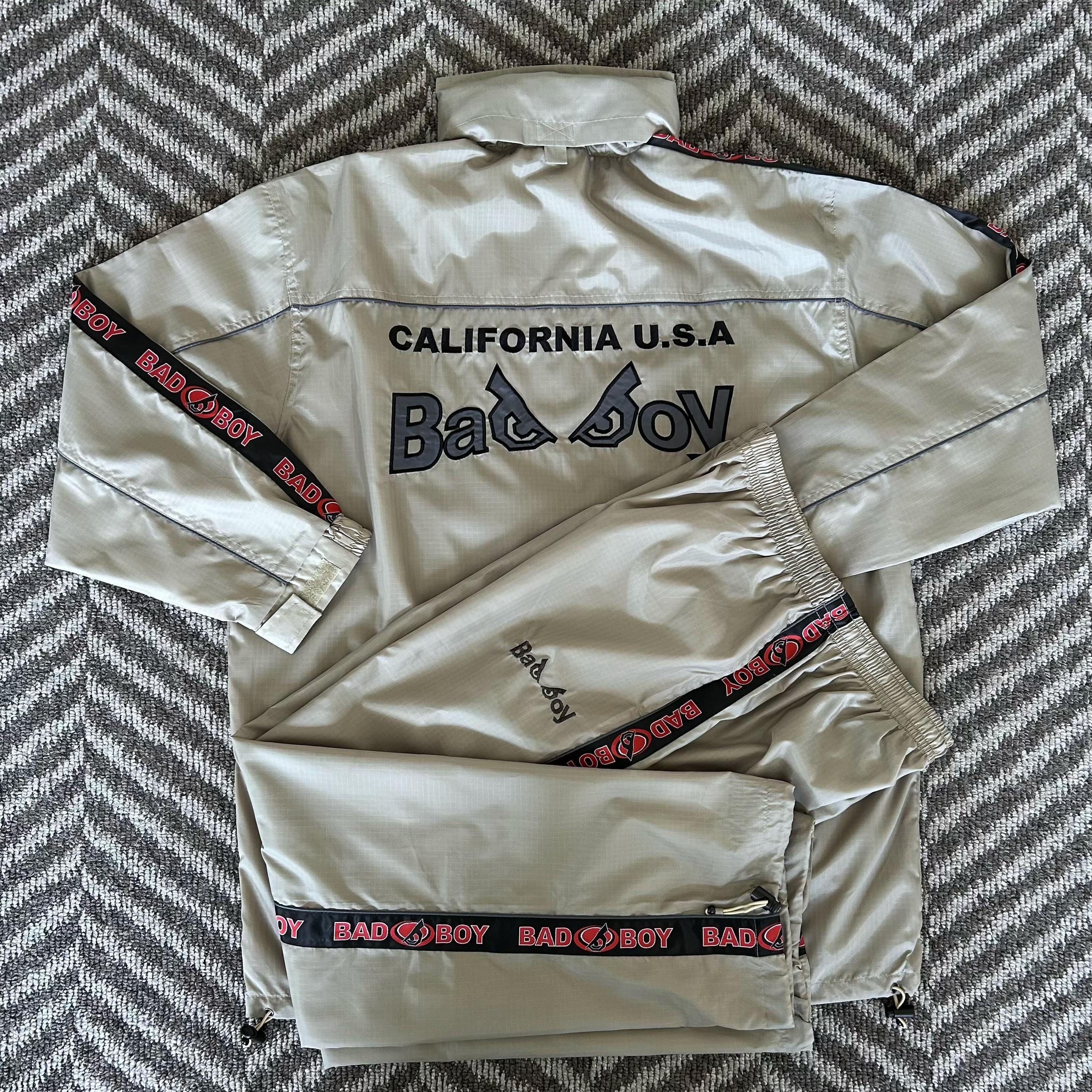 90s Bad boy U.S.A ウィンドブレーカー ジャンパー バイカラー Vintage 