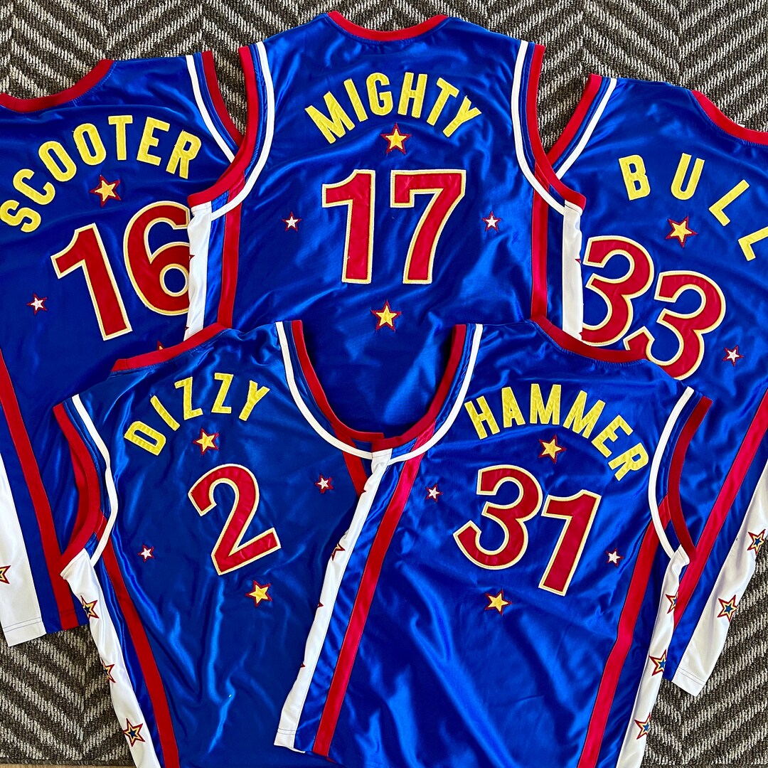 Harlem Globetrotters Basketball Jersey Official Size M(#2#31)/XL