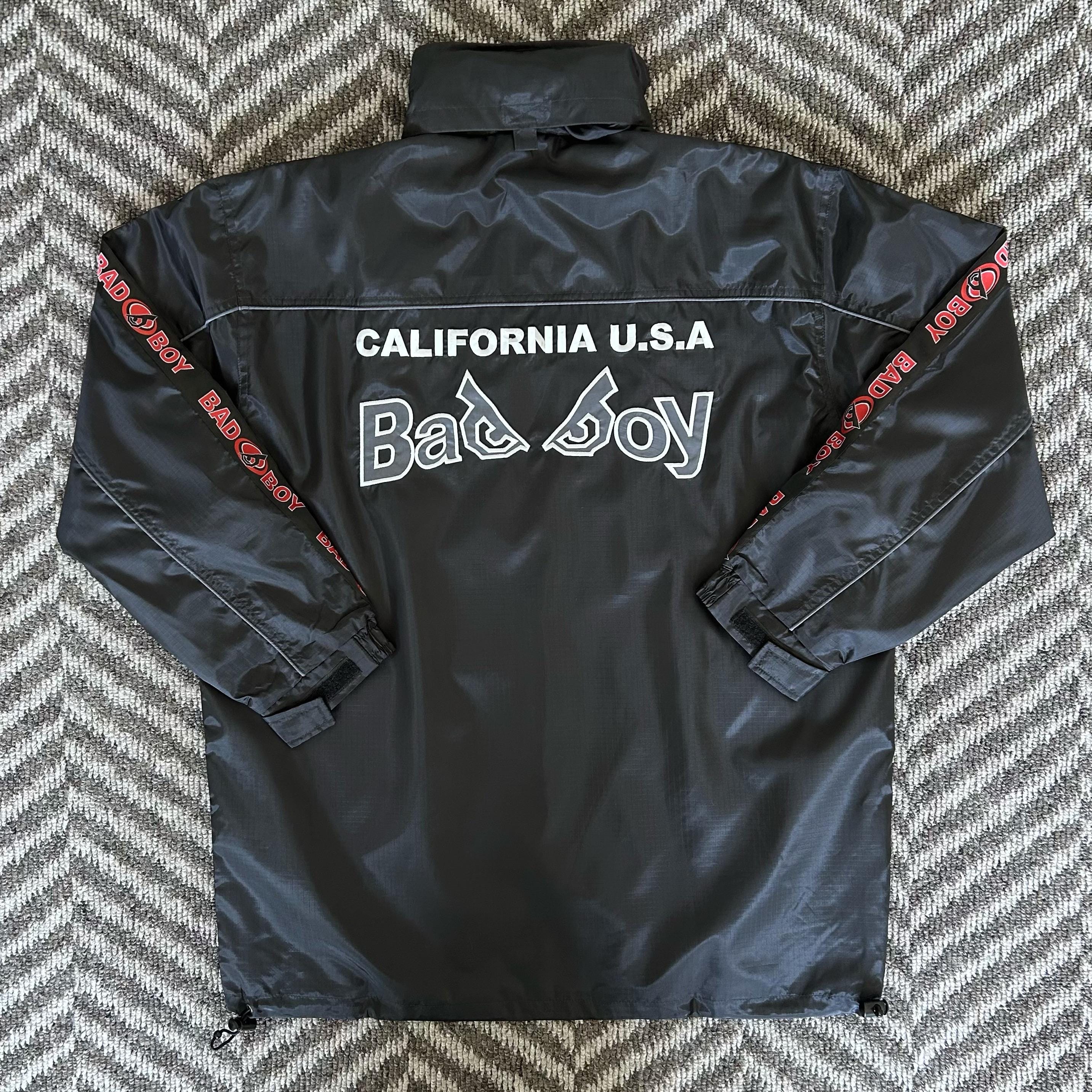 Bad Boy California USA 90s Oldschool Hid Hoodie Windbreaker 