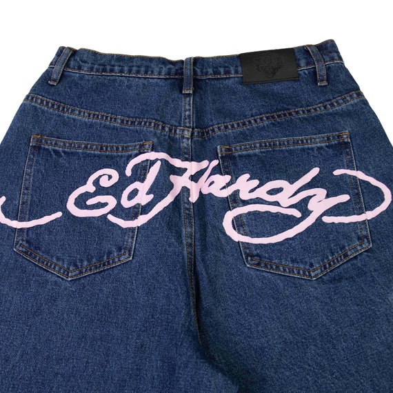 Vintage Unused Ed Hardy Jorts Y2K Hiphop Unisex Size S (measured