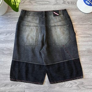 Vintage Phat Farm Jorts Unused Denim Shorts Men&#39;s Size 34 Denim Shorts Functional Cargo 90s Old School Streetwear Rare Design