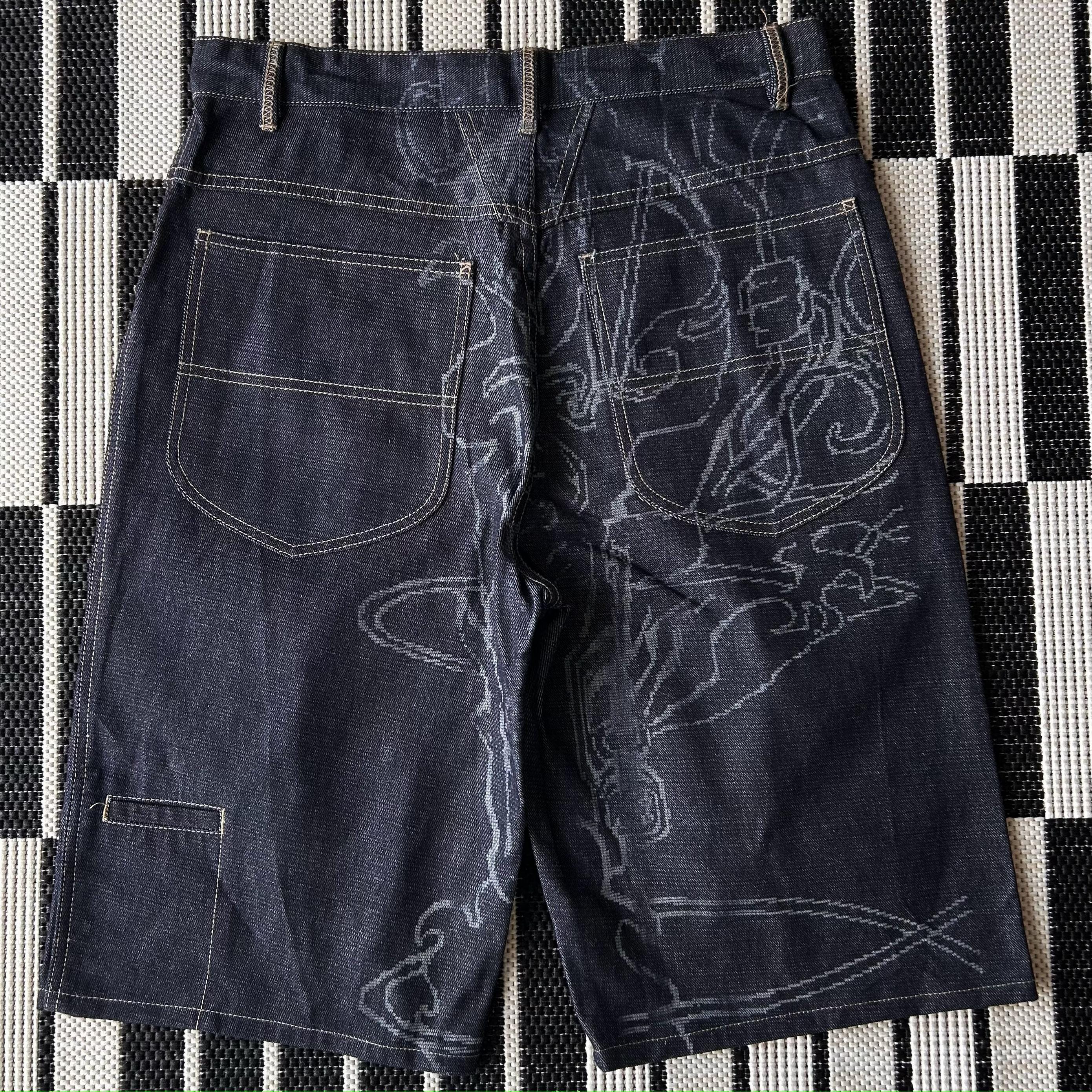 Short Vintage Girbaud Multicouleur Taille 32 - 100% Coton, Style Court Rétro - Occasion Très Bon état