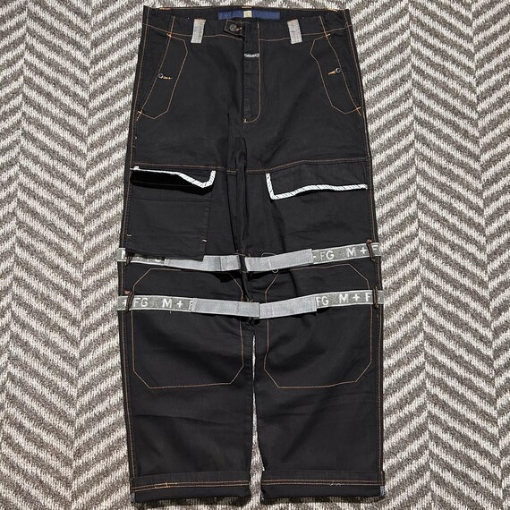 パンツ MARITHE FRANCOIS GIRBAUD gimmick pants Vintage-Marithe Francois Girbaud M+FG Shuttle Black Designer