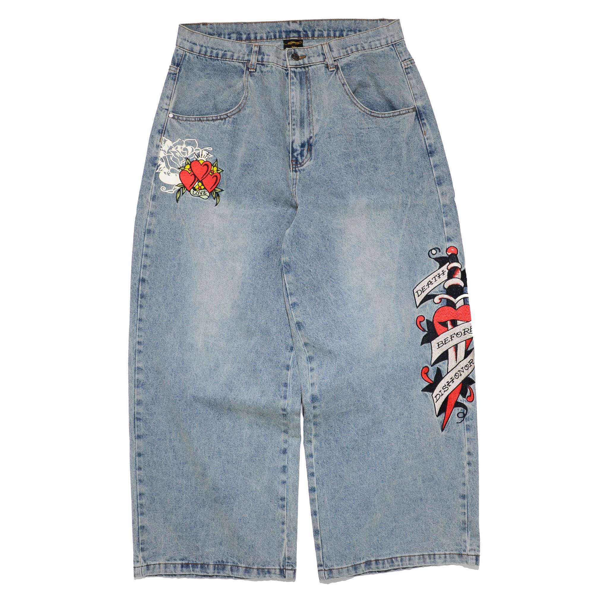 90s Hiphop Jeans - Etsy