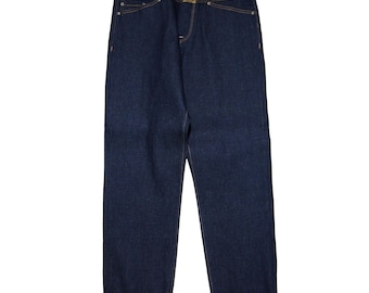 Marithe Francois Girbaud Raw Denim Jeans – Midnight Blue Cotton M+FG