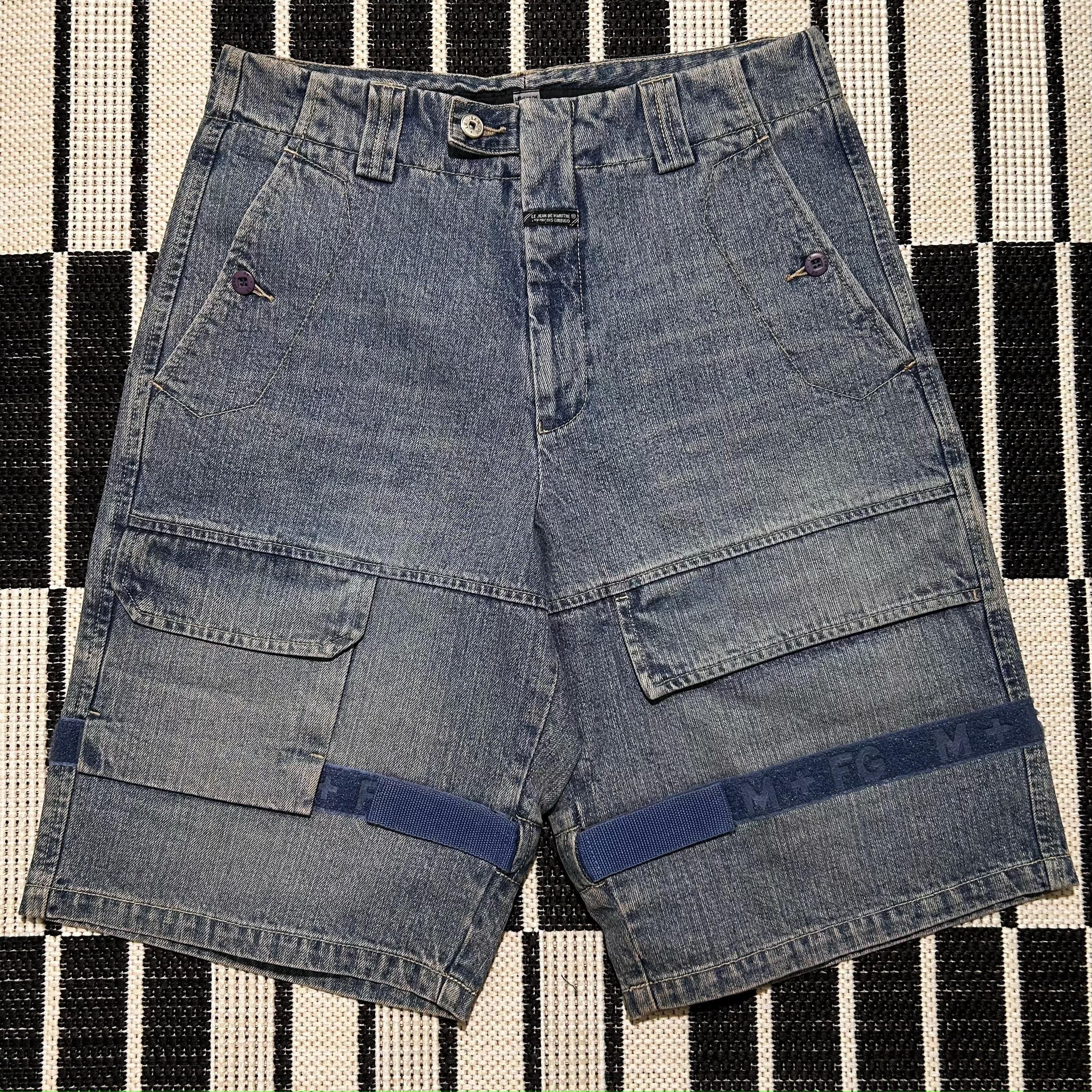 パンツ 90s Marithe Francois Girbaud Short Pants Vintage 90's Marithe Francois Girbaud Men Strap Shorts Pant