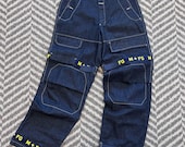 VTG M+FG Marithe + Francois Girbaud Y2K Baggy Red Strapped