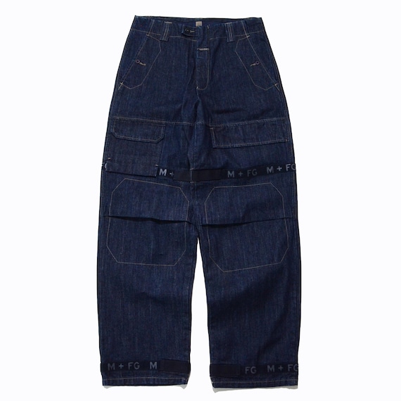 M+FG Marithe Francois Girbaud Jeans Gray Straps (read the Details