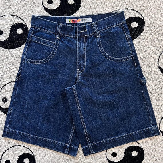 VTG New Rare Jnco Jeans Y2K Embroidered Skater Jorts W32