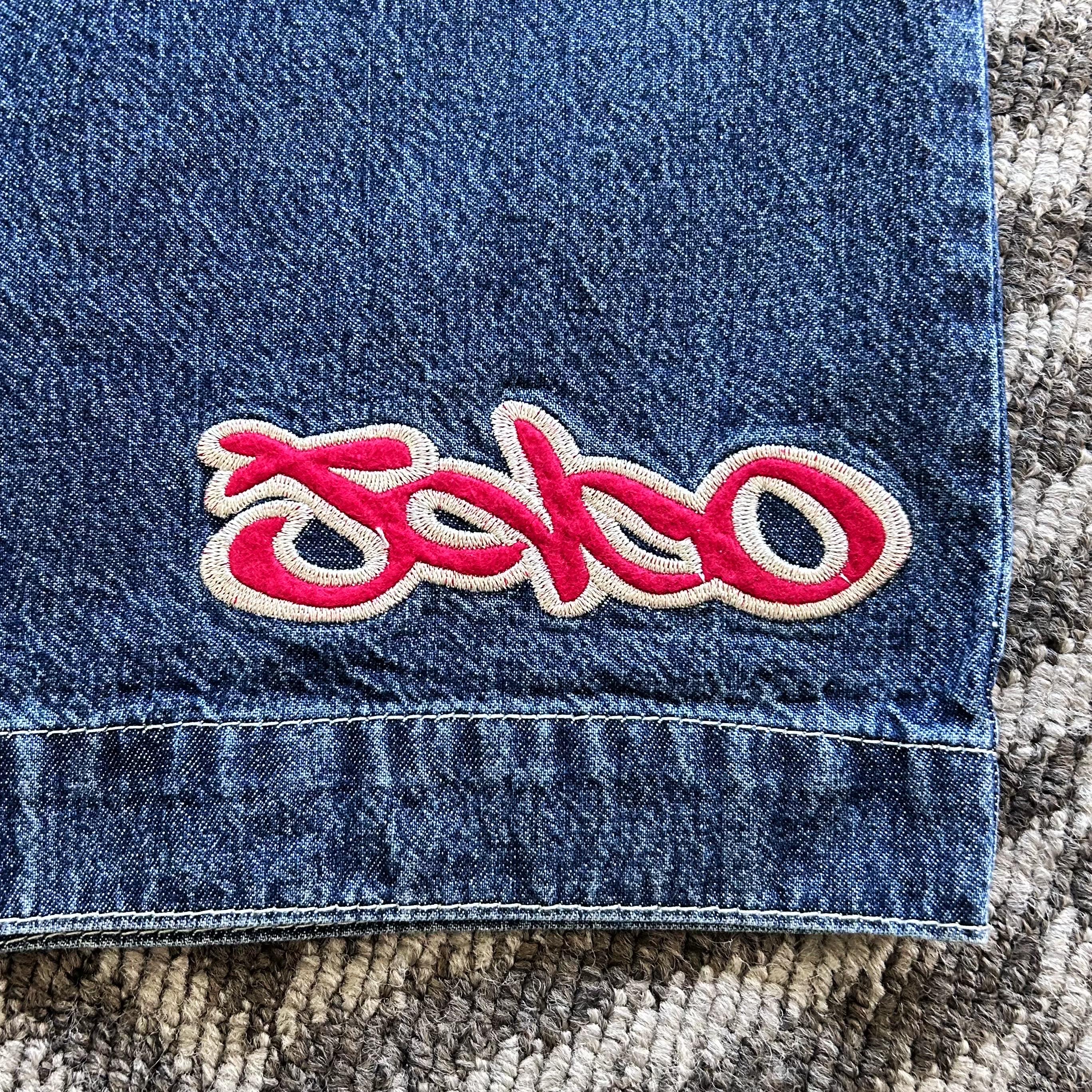 Vintage Jnco Jeans Jorts Skater Steel Crown Embedded Size