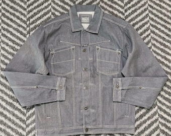 Veste Femme Marithé Et François Girbaud Taille M - Occasion Très Bon état Bleue