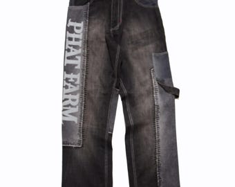Phat Farm Jeans 34 x 33 loose fit houthakker jaren 90 hiphop