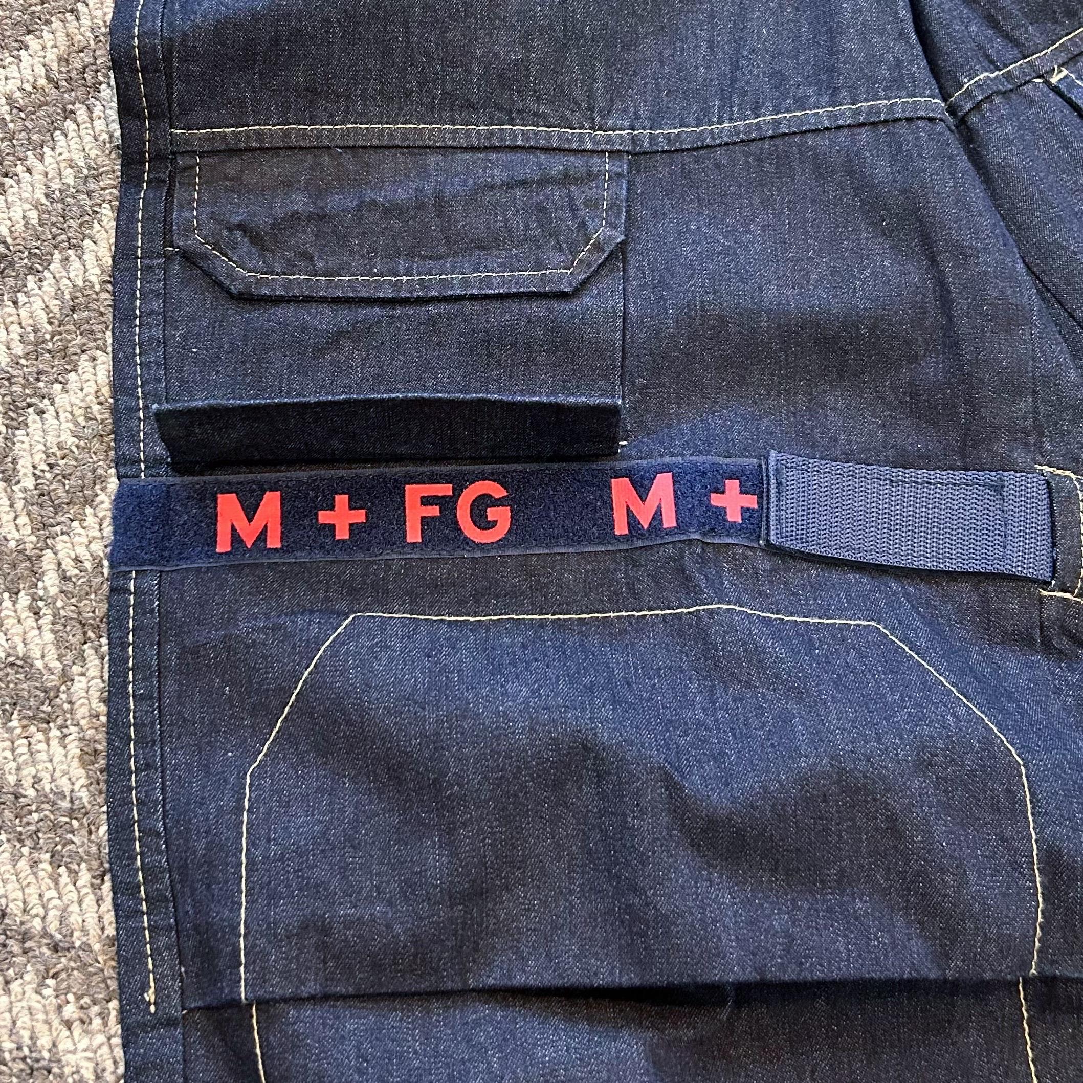 VTG M+FG Marithe + Francois Girbaud Y2K Baggy Red Strapped